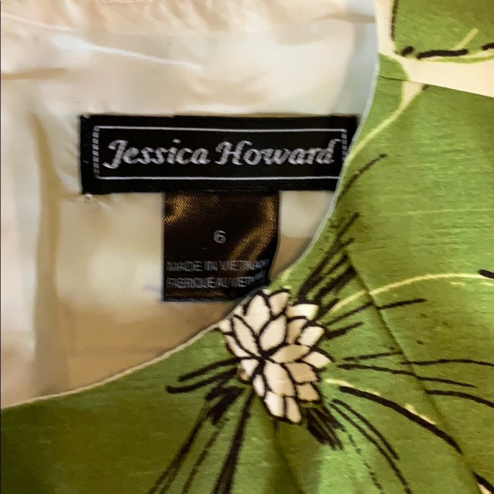 Jessica Howard Green Floral Dress - Picture 3 of 6